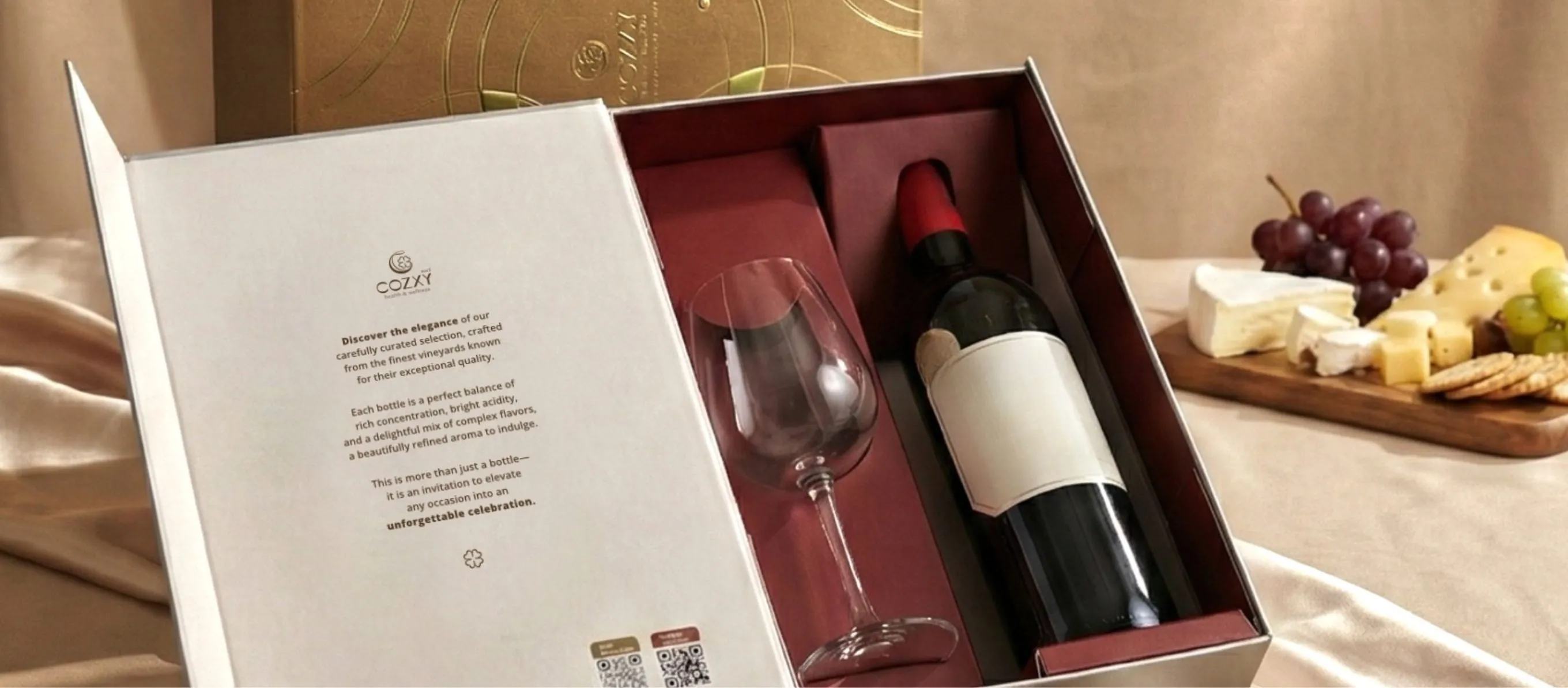 Cellar Box ของขวัญองค์กรพรีเมี่ยม Cozxy สำหรับลูกค้า คู่ค้า และเทศกาลปีใหม่