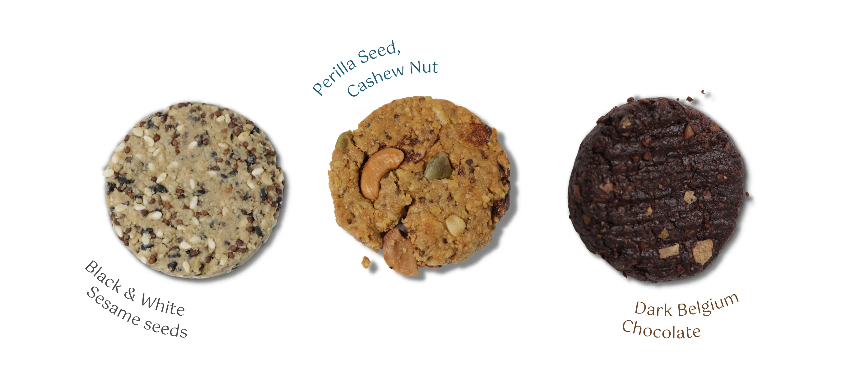 คุกกี้ธัญพืช 3 รสชาติ Crunchy Muesli, Chocolate Fudge, Toasted Sesame Cozxy