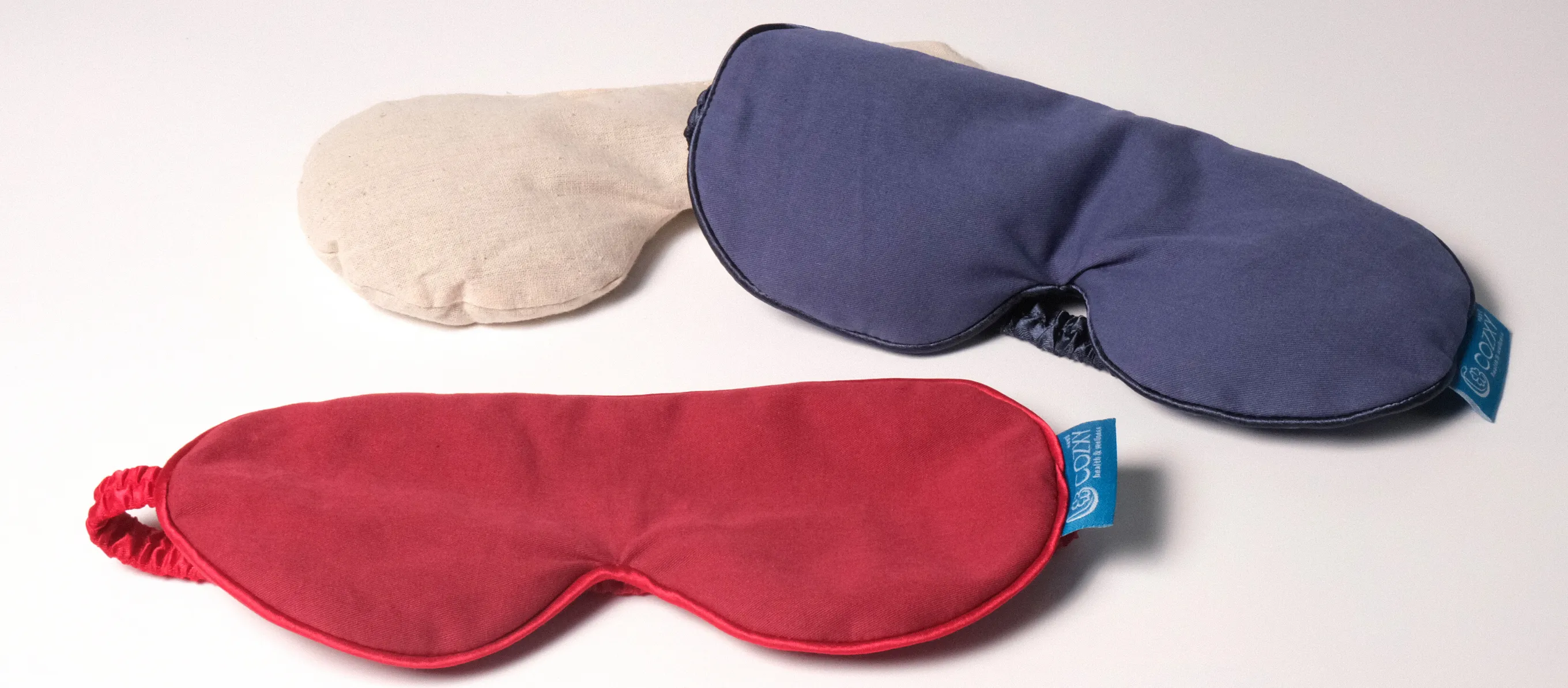 หมอนประคบสมุนไพร Cozxy Heat Pad วัตถุดิบธรรมชาติ เมล็ดแฟล็กซ์ เม็ดดินเผา และลาเวนเดอร์