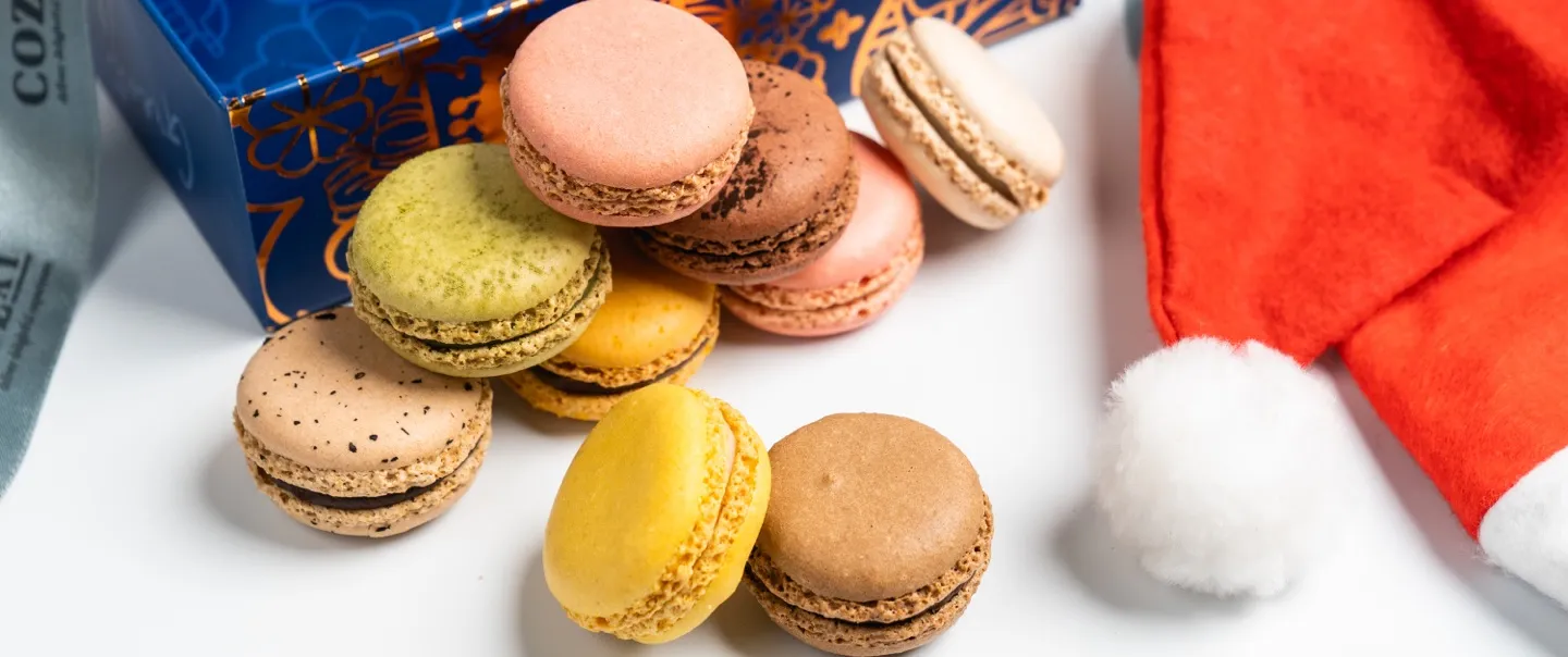 มาการอง Cozxy Macarons ขนมพรีเมี่ยมหอมหวานละลายในปาก ของขวัญสไตล์ฝรั่งเศส