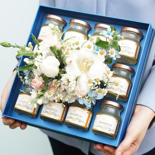Fresh Flower Box  กล่องดอกไม้ รังนกพรีเมี่ยม 10 ขวด - COZXY Product Image