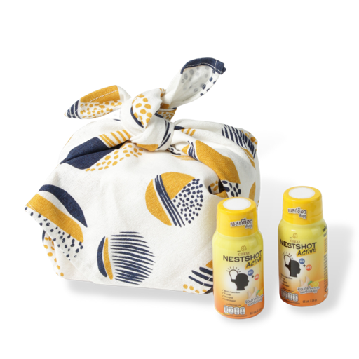 เซ็ตของขวัญ เนสท์ช็อต รสยูซุ 65 มล. Furoshiki Wrapped กล่อง 9 ขวด - COZXY Product Image