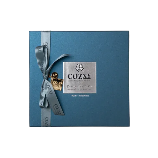 กล่องของขวัญ รังนกแท้พรีเมี่ยม 10 ขวด สูตร หวานน้อย - COZXY Product Image