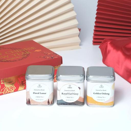 Happy Chinese New Year ชา 100% Natural 3 รสชาติ - COZXY Product Image