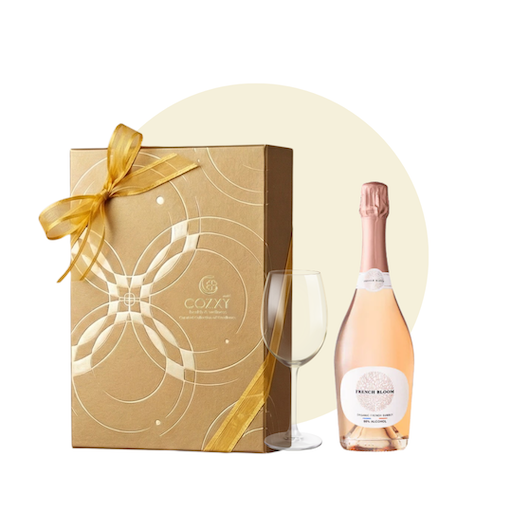 Cellar Box Set เซ็ตเครื่องดื่ม French Bloom Le Rosé พร้อมแก้ว #สีแพลตตินั่ม - COZXY Product Image