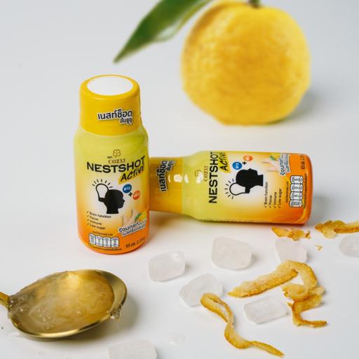 เนสท์ช็อต ผสมวิตามินรสยูซุ 65 มล. แพ็กชิม 2 ขวด  - COZXY Product Image