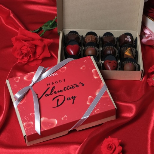 Valentine's Day ช็อกโกแลต 12 ชิ้น - COZXY Product Image