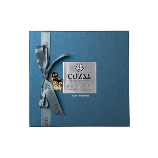 กล่องของขวัญ รังนกแท้พรีเมี่ยม 12 ขวด สูตร หวานน้อย - COZXY Product Image