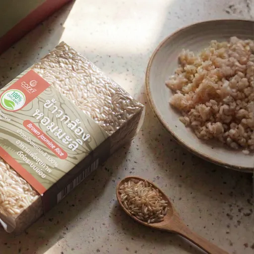 ข้าวกล้องหอมมะลิ ออร์แกนิค 450g x 4 แพ็ก - COZXY Product Image