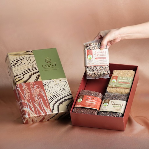Artisan Grain Box Set เซ็ตของขวัญข้าวพรีเมียม 4 ชนิด - Cozxy | Health Product Image