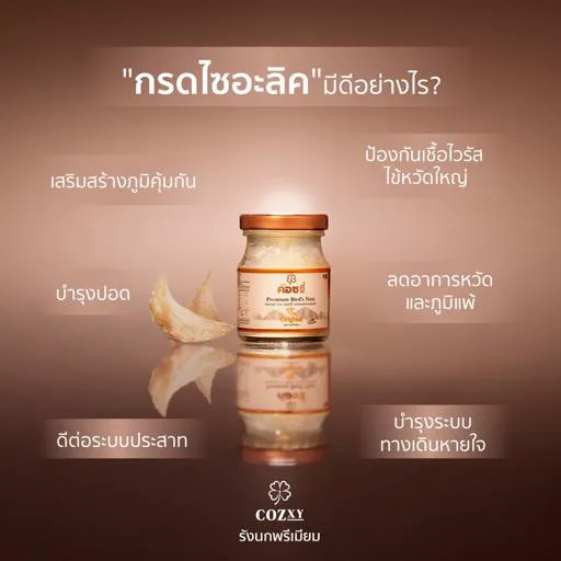 รังนกแท้ Set 12 ขวด 2 Set พร้อมของขวัญ 1 ชิ้น - COZXY Product Image