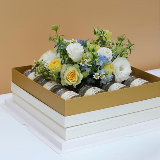 Prestige Fresh Flower Box กล่องดอกไม้ รังนกพรีเมี่ยม 10 ขวด - COZXY Product Image