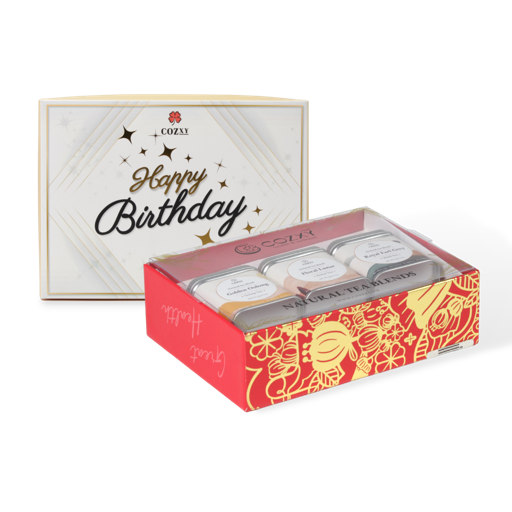 Happy Birthday ชา 100% Natural 3 รสชาติ - COZXY Product Image