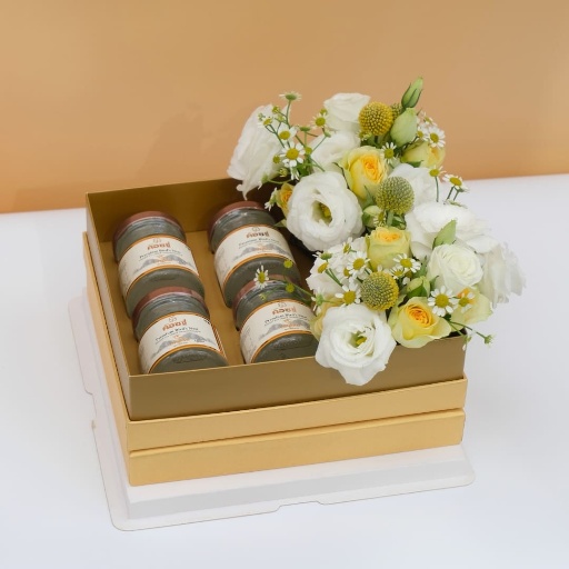 Prestige Fresh Flower Box กล่องดอกไม้ รังนกพรีเมี่ยม 5 ขวด - COZXY Product Image
