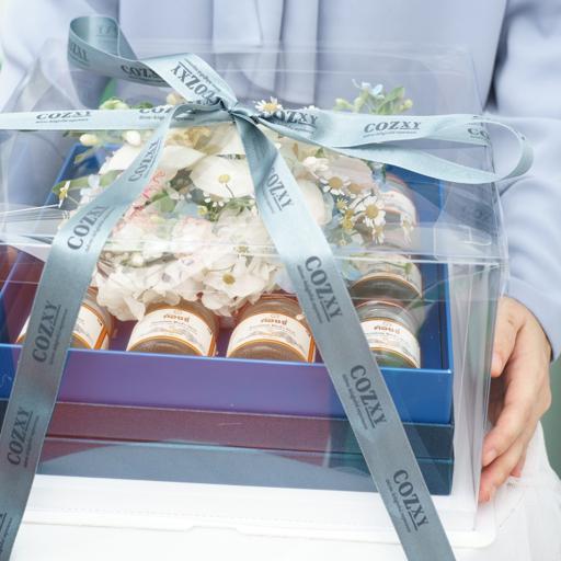 Fresh Flower Box  กล่องดอกไม้ รังนกพรีเมี่ยม 10 ขวด - COZXY Product Image