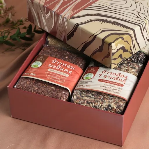 Artisan Grain Box Set เซ็ตของขวัญข้าวพรีเมียม 4 ชนิด - Cozxy | Health Product Image