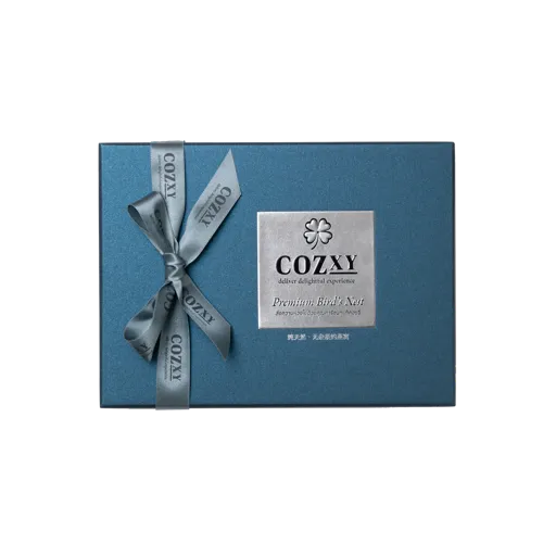 กล่องของขวัญ รังนกแท้พรีเมี่ยม 8 ขวด สูตร หวานน้อย - COZXY Product Image