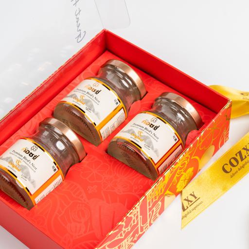 Congrats To You กล่องของขวัญ รังนกแท้พรีเมี่ยม 3 ขวด - COZXY Product Image