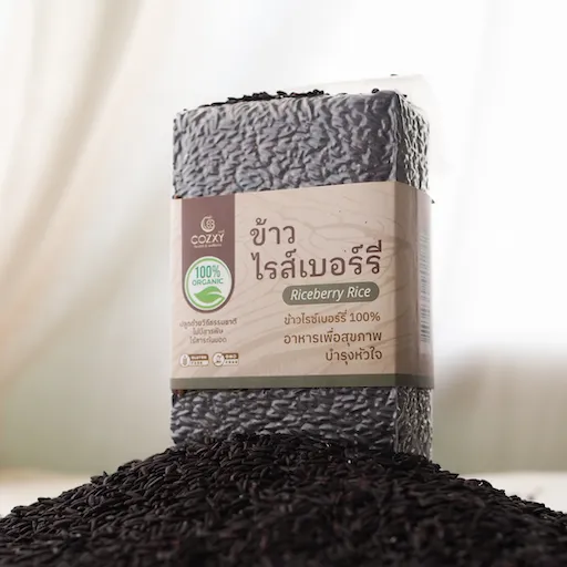 ข้าวไรซ์เบอร์รี่ ออร์แกนิค 450g x 4 แพ็ก - COZXY Product Image