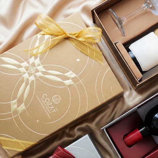 Cellar Box Set เซ็ตเครื่องดื่มพร้อมแก้ว #สีแอมเบอร์ Amber - COZXY Product Image