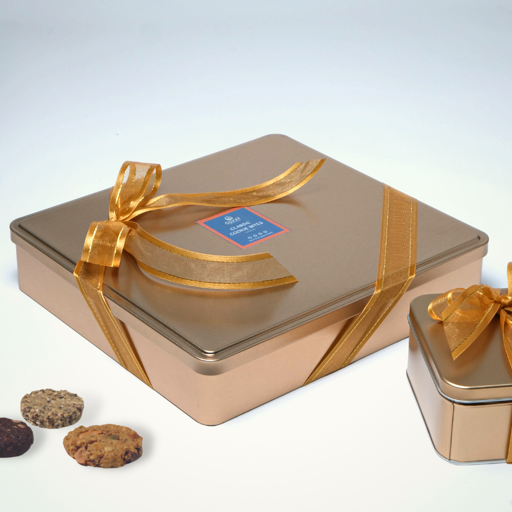Cozxy Classic Cookie Bites Tin Box คุกกี้ธัญพืชกล่องโลหะ 280g - Cozxy | Health Product Image