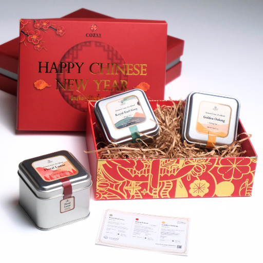 Happy Chinese New Year ชา 100% Natural 3 รสชาติ - COZXY Product Image