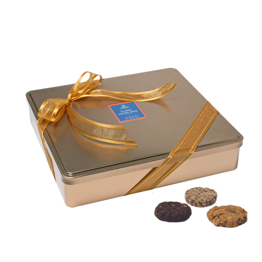 Cozxy Classic Cookie Bites Tin Box คุกกี้ธัญพืชกล่องโลหะ 280g - Cozxy | Health Product Image