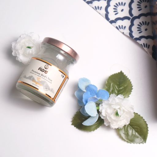 กล่องของขวัญ รังนกแท้พรีเมี่ยม 3 ขวด ห่อผ้าฟุโรชิกิ - Mother's day White - Cozxy | Health Product Image