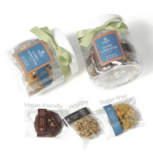 Classic Cookie Bites Jar กระปุกคุกกี้ธัญพืช 210g - Cozxy | Health Product Image