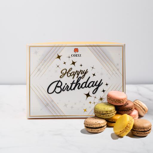 Happy Birthday มาการอง 10 ชิ้น - COZXY Product Image