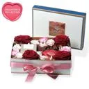 My Sweet Heart Box กล่องดอกกุหลาบพร้อมช็อกโกแลตทรัฟเฟิล 7 ชิ้นและเทียนหอม - COZXY Thumbnail