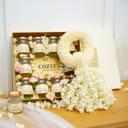 Fresh Malai Luxe Set กล่องดอกไม้และพวงมาลัย รังนกพรีเมี่ยม 10 ขวด