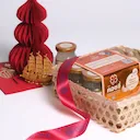 Gold Chalom Set เซ็ตตะกร้าตรุษจีนเพื่อสุขภาพ รังนกพรีเมียม 6ขวด และเรือสำเภาทอง - COZXY Thumbnail