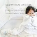 ผ้าห่มถ่วงน้ำหนักสำหรับเด็ก Kids' Weighted Blanket - Beige (น้ำหนัก 2.3 กก.) - COZXY Thumbnail