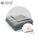 ผ้าห่มถ่วงน้ำหนัก Weighted Blanket (น้ำหนัก 5.4 กก.) Compact + ปลอกผ้าห่ม Bamboo Cooling Cover (สีครีม Ivory)