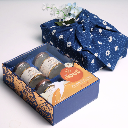 กล่องของขวัญ รังนกแท้พรีเมี่ยม 3 ขวด ห่อผ้าฟุโรชิกิ - Mother's day Navy - Cozxy | Health Thumbnail