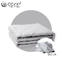 ผ้าห่มถ่วงน้ำหนัก Weighted Blanket (น้ำหนัก 6.8 กก.) Standard+ ปลอกผ้าห่ม Bamboo Cooling Cover (สีเงิน Silver)