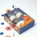 กล่องของขวัญ รังนกแท้พรีเมี่ยม 3 ขวด ห่อผ้าฟุโรชิกิ - Navy - Cozxy | Health Thumbnail