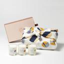 Scented Candle Petite Glass Set Furoshiki Wrapped เซ็ตเทียนหอมฟุโรชิกิ 3 ชิ้น - COZXY Thumbnail