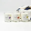 Scented Candle Petite Glass Set Furoshiki Wrapped เซ็ตเทียนหอมฟุโรชิกิ 3 ชิ้น - COZXY Thumbnail