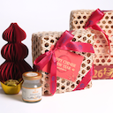 Gold Chalom Set เซ็ตตะกร้าตรุษจีนเพื่อสุขภาพ รังนกพรีเมียม 4ขวด และก้อนทองมงคล - COZXY Thumbnail