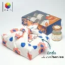 กล่องของขวัญ รังนกแท้พรีเมี่ยม 3 ขวด ห่อผ้าฟุโรชิกิ - Navy - Cozxy | Health Thumbnail